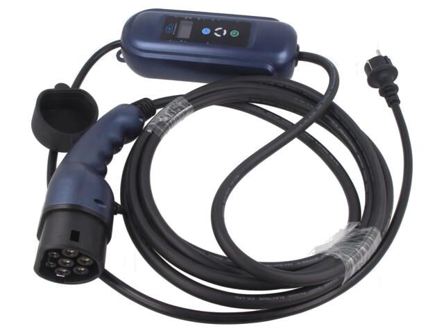 Lader: eMobility; 2x0,5mm2,3x2,5mm2; 3,8kW; IP54; 5m; 16A; 1-fasig Lader: eMobility; 2x0,5mm2,3x2,5mm2; 3,8kW; IP54; 5m; 16A; 1-fasig